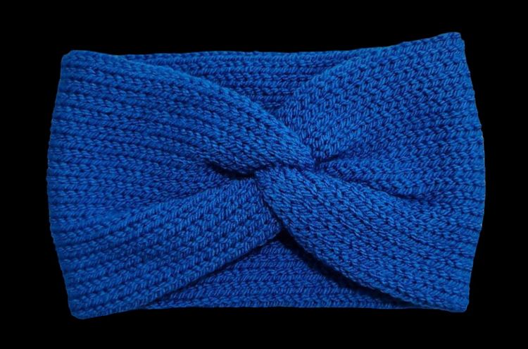 Twisted Earwarmer - Royal Blue